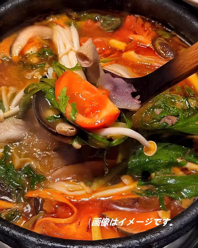 中華酸辣湯(サンラータン)鍋